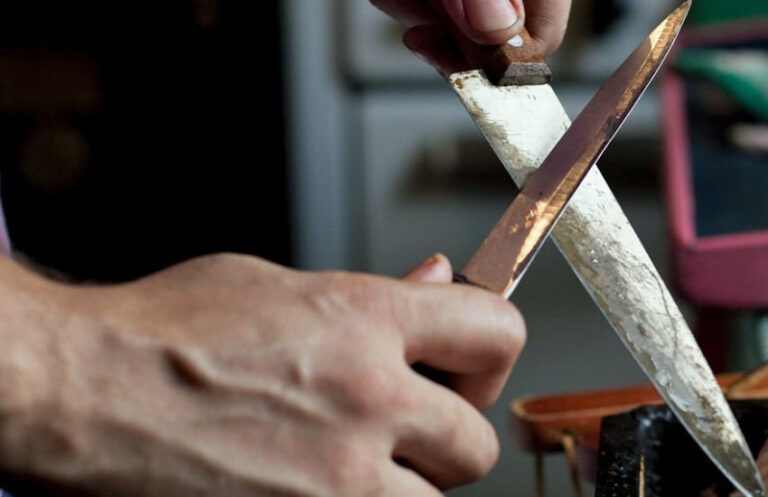 How to Sharpen a Knife with Another Knife