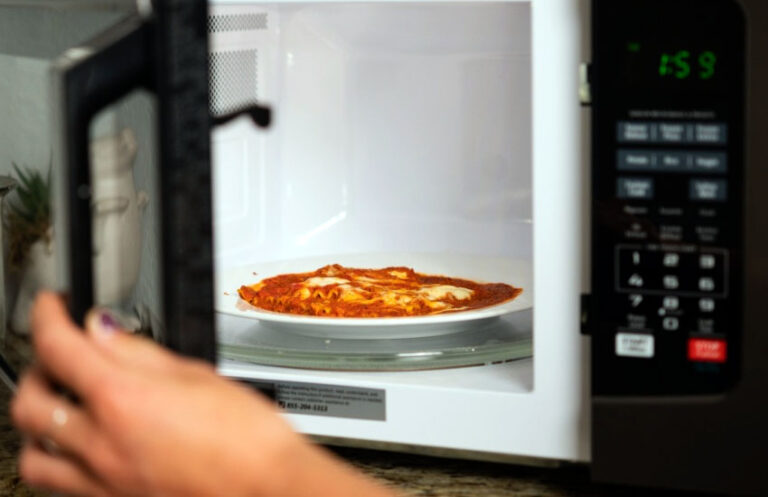 Microwave Paint Peeling Under Turntable