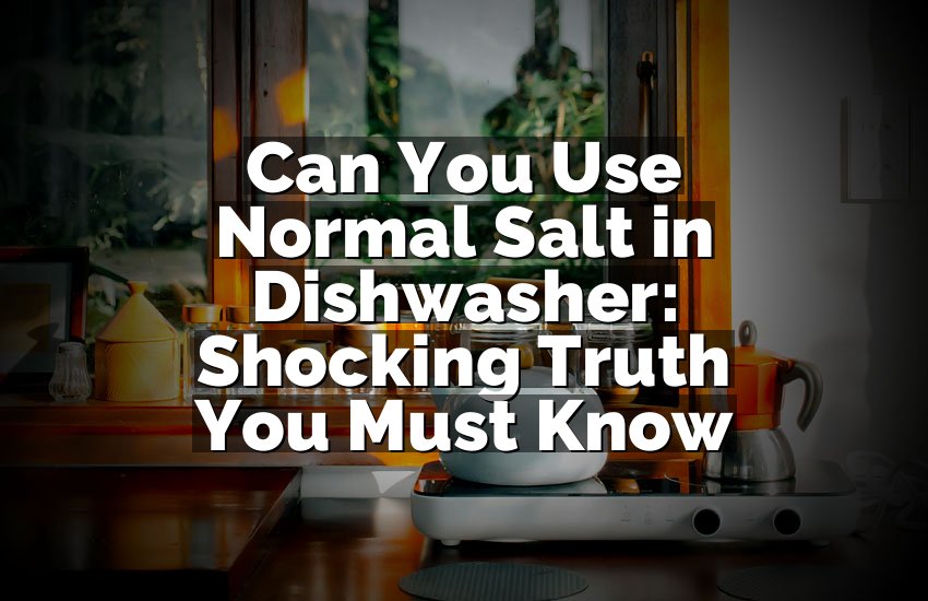 Can You Use Normal Salt in Dishwasher: Shocking Truth You Must Know