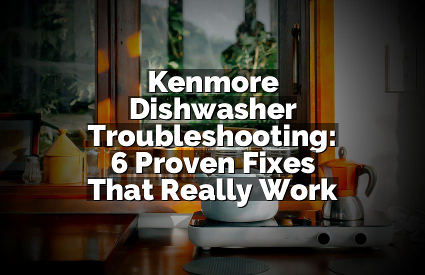 Kenmore Dishwasher Troubleshooting: 6 Proven Fixes That Really Work