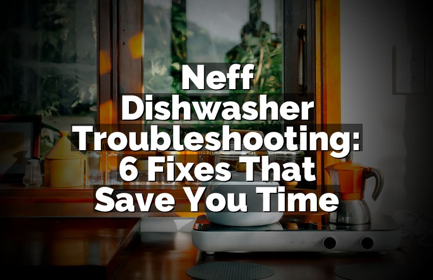 Neff Dishwasher Troubleshooting: 6 Fixes That Save You Time