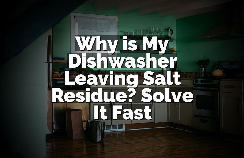 Why is My Dishwasher Leaving Salt Residue? Solve It Fast