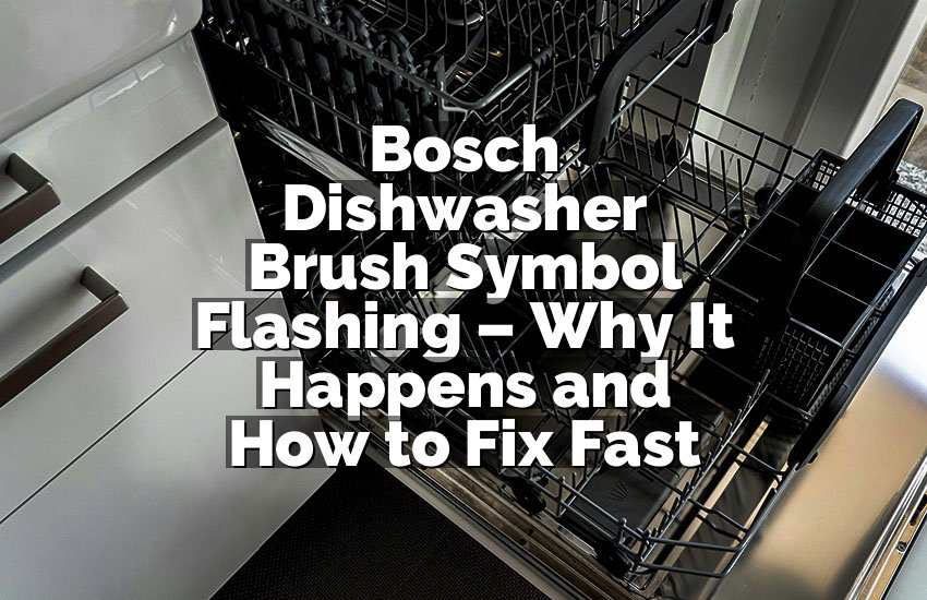 Bosch Dishwasher Brush Symbol Flashing – Why It Happens and How to Fix Fast