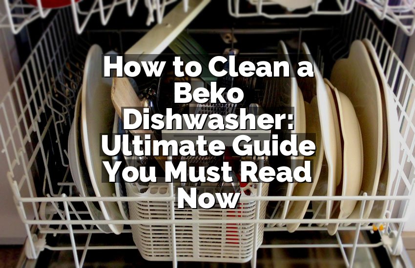 How to Clean a Beko Dishwasher: Ultimate Guide You Must Read Now