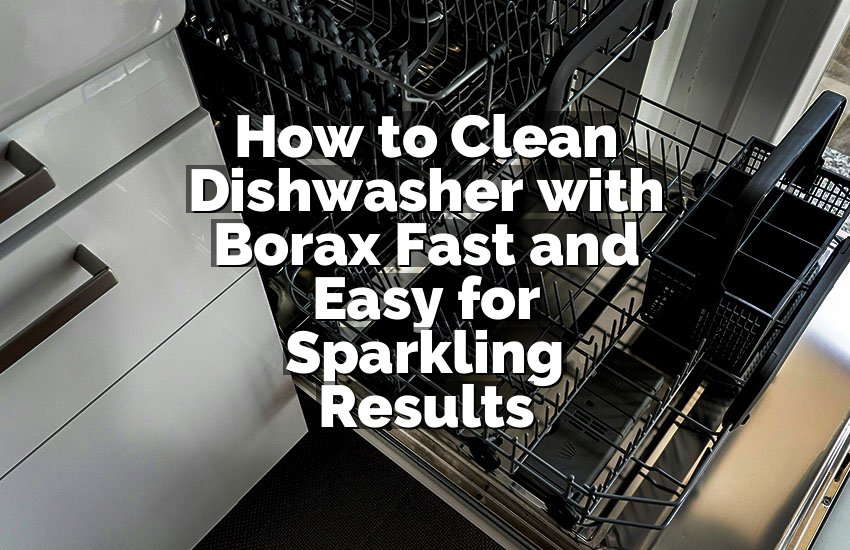 How to Clean Dishwasher with Borax Fast and Easy for Sparkling Results