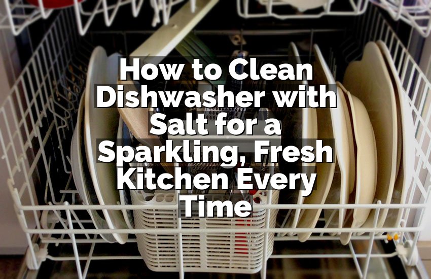 How to Clean Dishwasher with Salt for a Sparkling, Fresh Kitchen Every Time