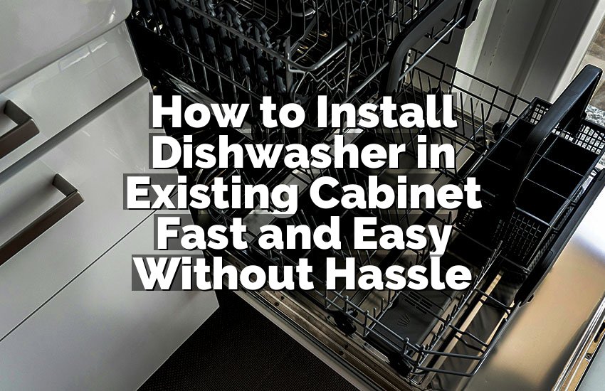 How to Install Dishwasher in Existing Cabinet Fast and Easy Without Hassle