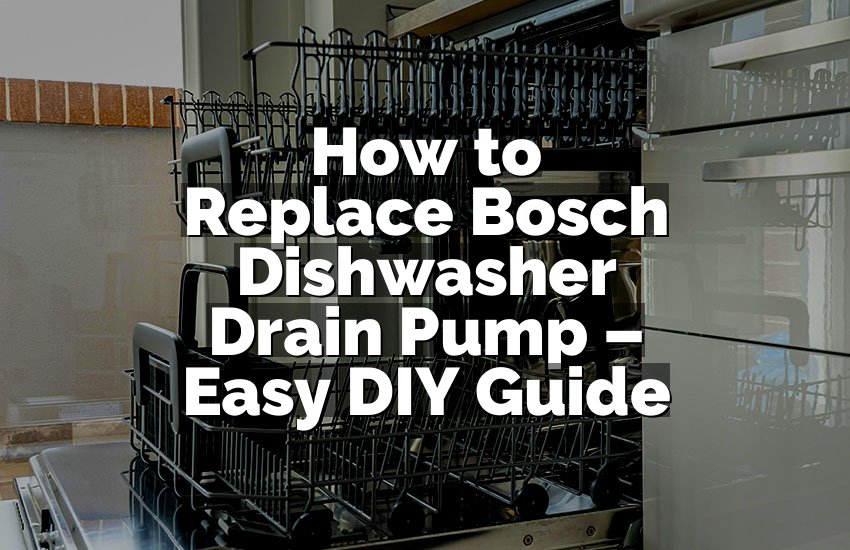How to Replace Bosch Dishwasher Drain Pump – Easy DIY Guide