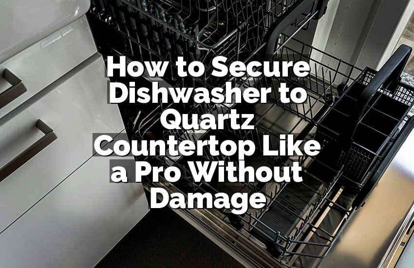 How to Secure Dishwasher to Quartz Countertop Like a Pro Without Damage