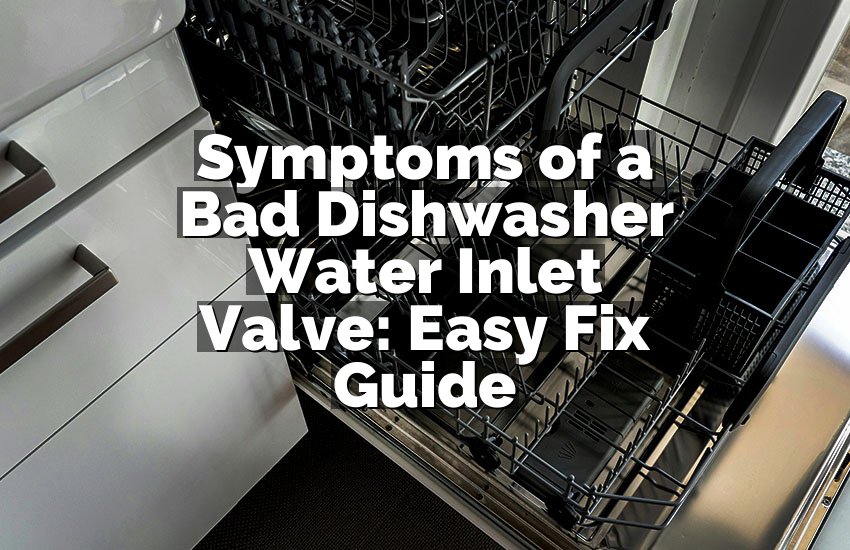 Symptoms of a Bad Dishwasher Water Inlet Valve: Easy Fix Guide