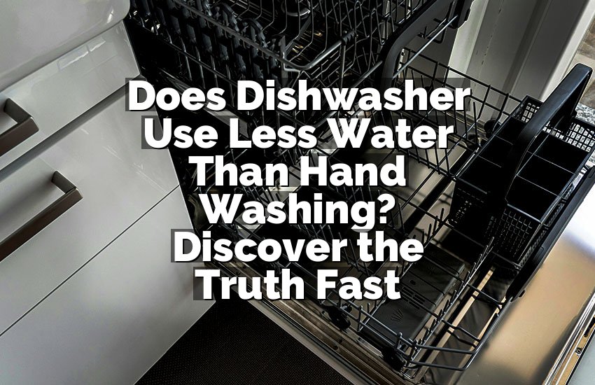 Does Dishwasher Use Less Water Than Hand Washing? Discover the Truth Fast