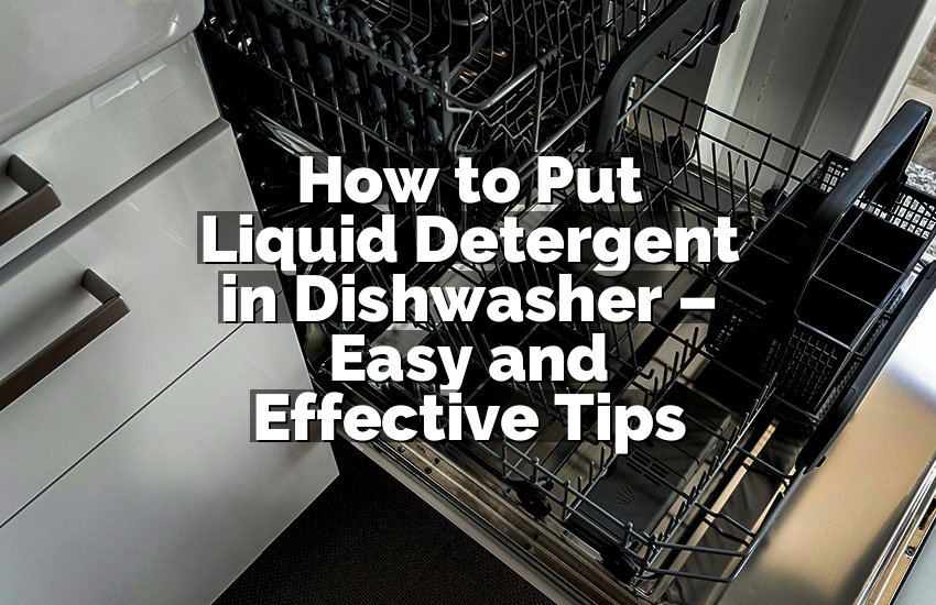How to Put Liquid Detergent in Dishwasher – Easy and Effective Tips
