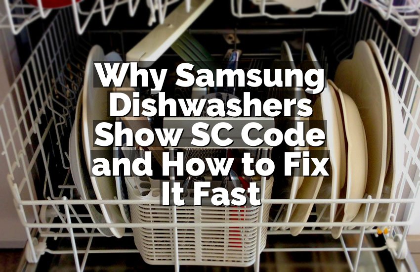 Why Samsung Dishwashers Show SC Code and How to Fix It Fast