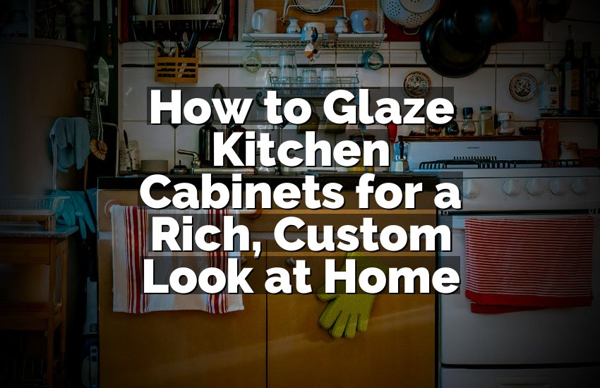 How to Glaze Kitchen Cabinets for a Rich, Custom Look at Home