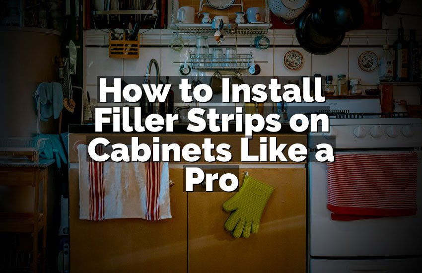 How to Install Filler Strips on Cabinets Like a Pro