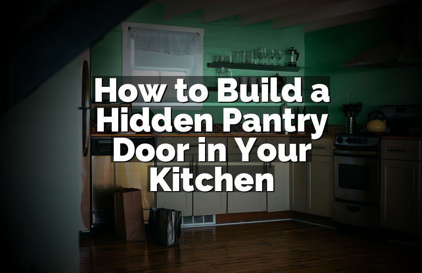 How to Build a Hidden Pantry Door in Your Kitchen