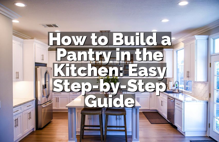 How to Build a Pantry in the Kitchen: Easy Step-by-Step Guide
