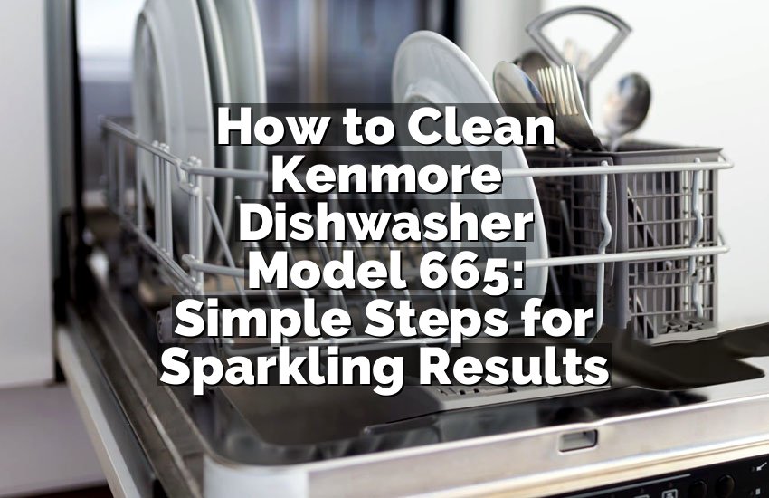 How to Clean Kenmore Dishwasher Model 665: Simple Steps for Sparkling Results