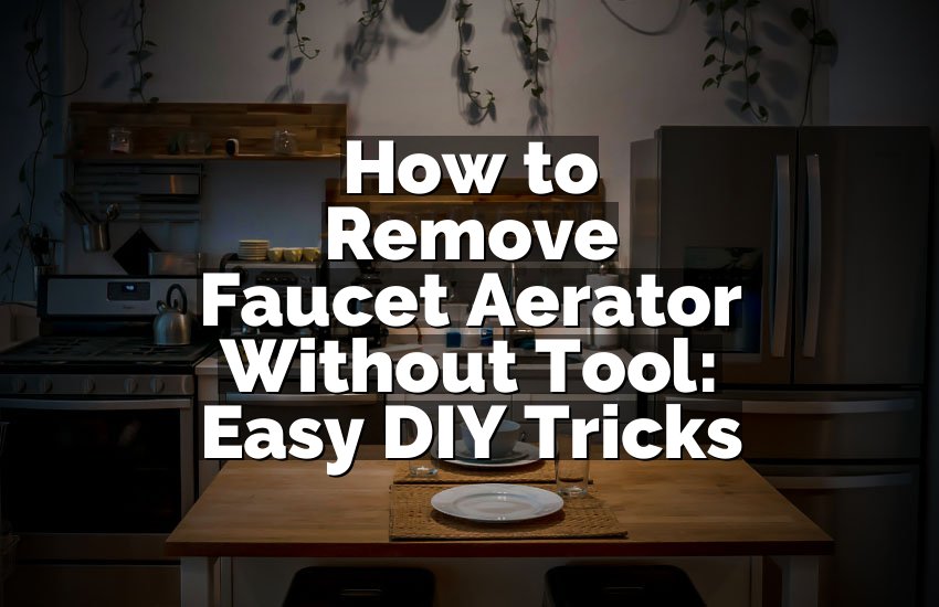How to Remove Faucet Aerator Without Tool: Easy DIY Tricks