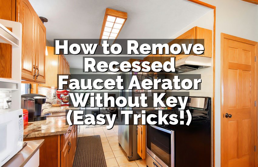 How to Remove Recessed Faucet Aerator Without Key (Easy Tricks!)