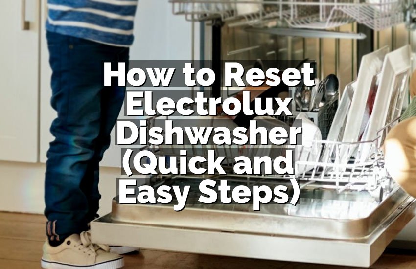 How to Reset Electrolux Dishwasher (Quick and Easy Steps)