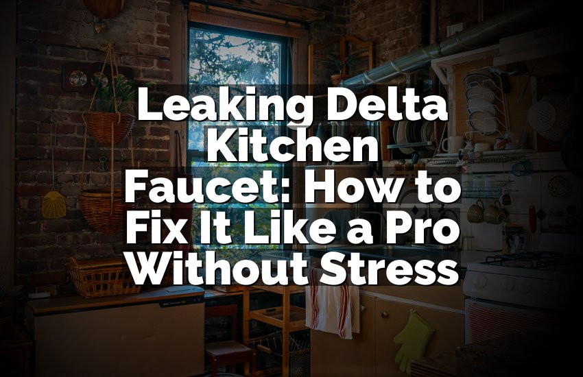 Leaking Delta Kitchen Faucet: How to Fix It Like a Pro Without Stress