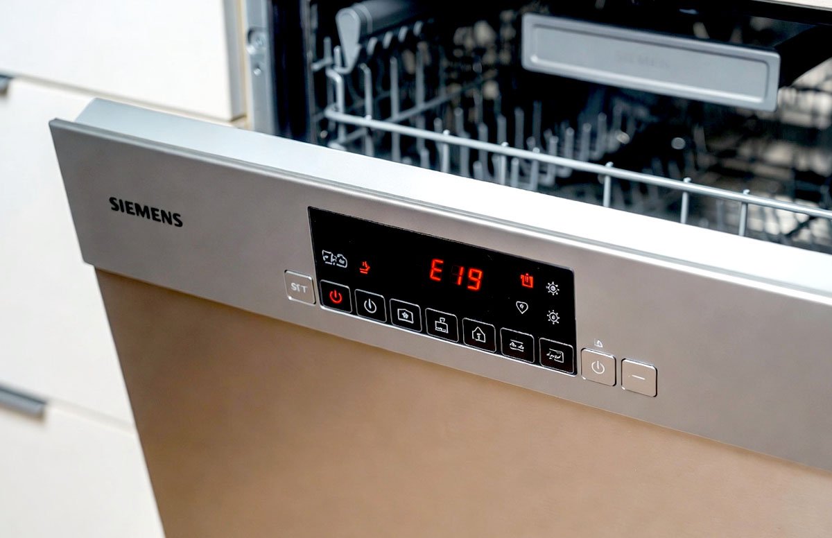 Siemens Dishwasher Error Code E19