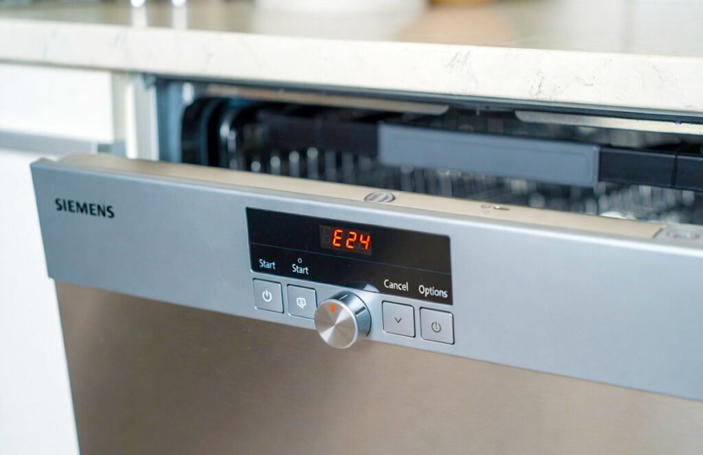 Siemens Dishwasher Error Code E24