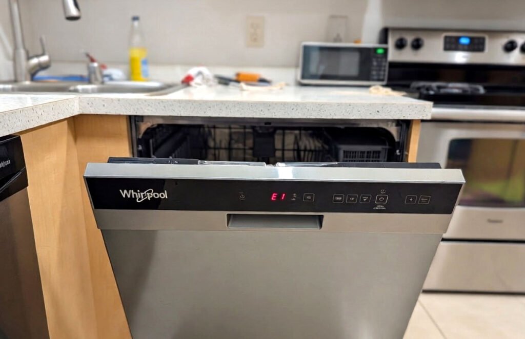 Whirlpool Dishwasher Error Code E1