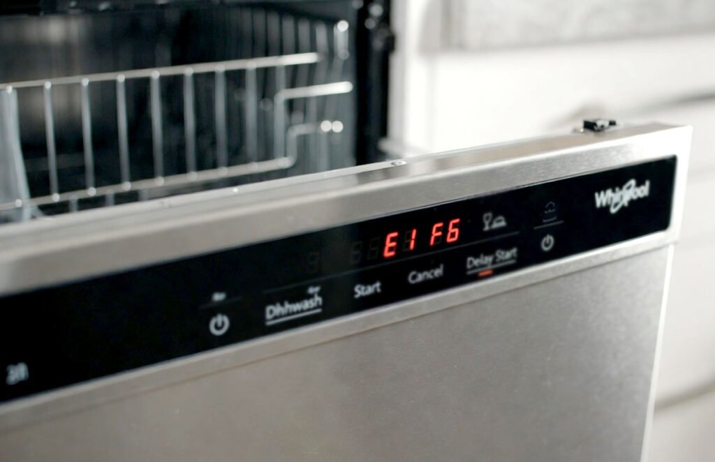 Whirlpool Dishwasher Error Code E1 F6