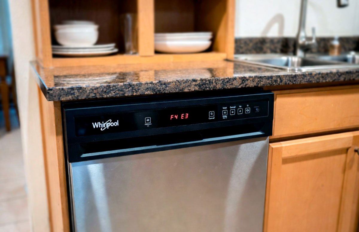 Whirlpool Dishwasher Error Code F4 E3