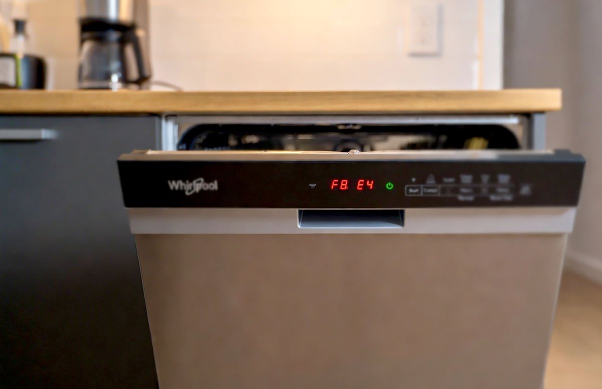 Whirlpool Dishwasher Error Code F8 E4