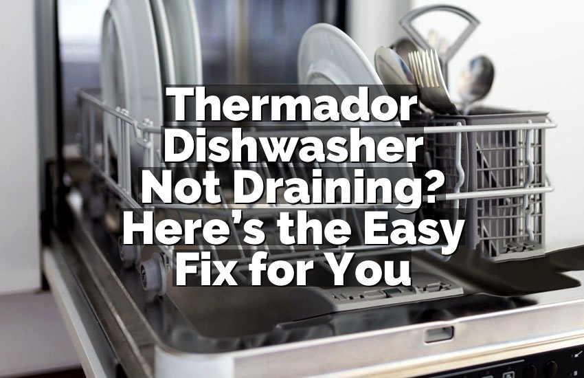 Thermador Dishwasher Not Draining? Here’s the Easy Fix for You