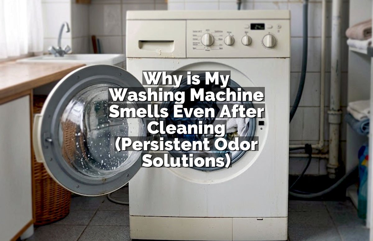 Why is My Washing Machine Smells Even After Cleaning (Persistent Odor Solutions)