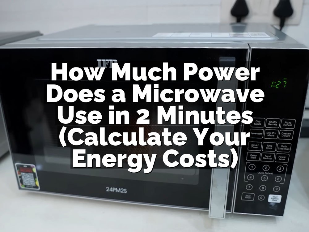 How Much Power Does a Microwave Use in 2 Minutes (Calculate Your Energy Costs)